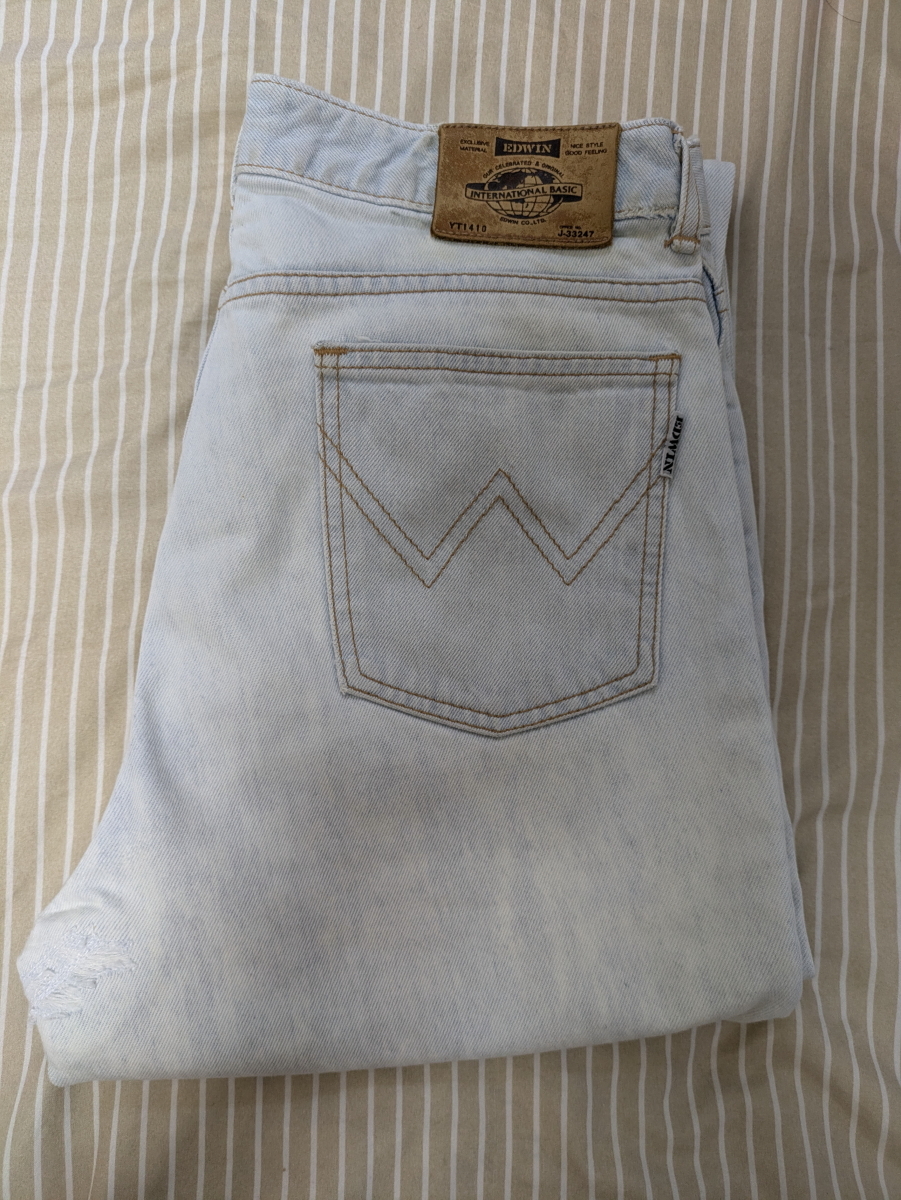 希少 EDWIN 1410 ロンドンスリム アイスウォッシュ拍卖