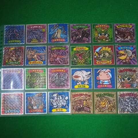 ビッ狩りマン 全24種 フルコンプ ビックリマン モンスターハンター モンハン拍卖