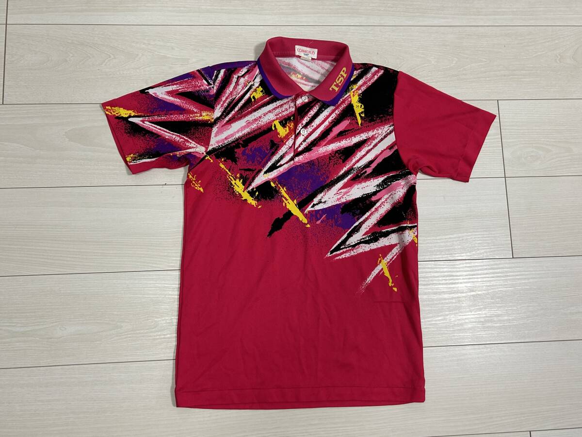 ★TSP COMECELO ゲームシャツ 半袖ポロシャツ Sサイズ ヤマト卓球★拍卖