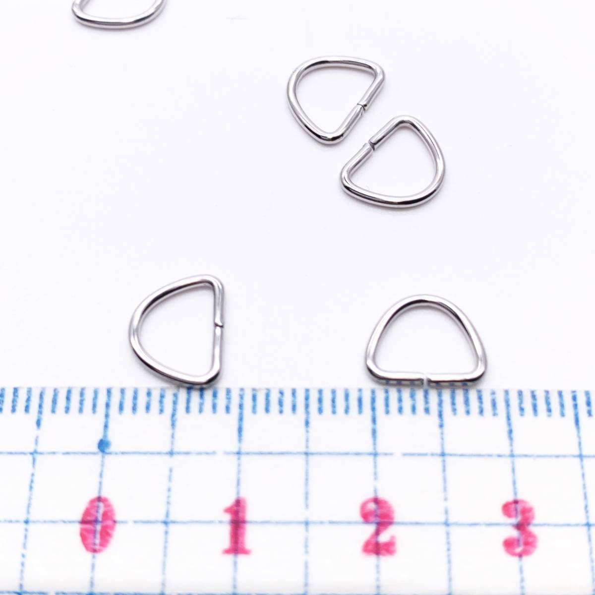ステンレス Dカン 9.4mm 10個拍卖