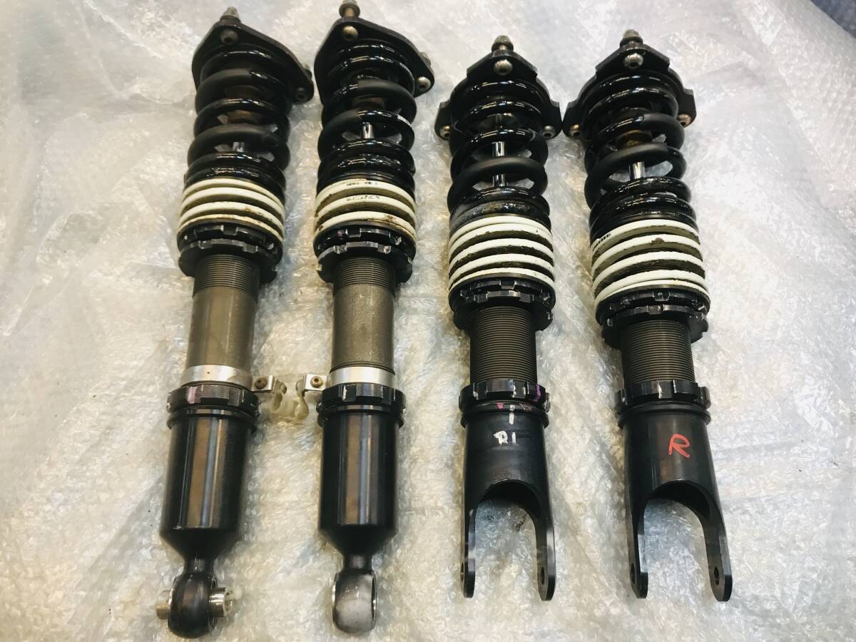 RX-7 FD3S PCR フルタップ 車高調 前後ピロアッパー フロント下部ピロ仕様 BESTEXバネ仕様拍卖