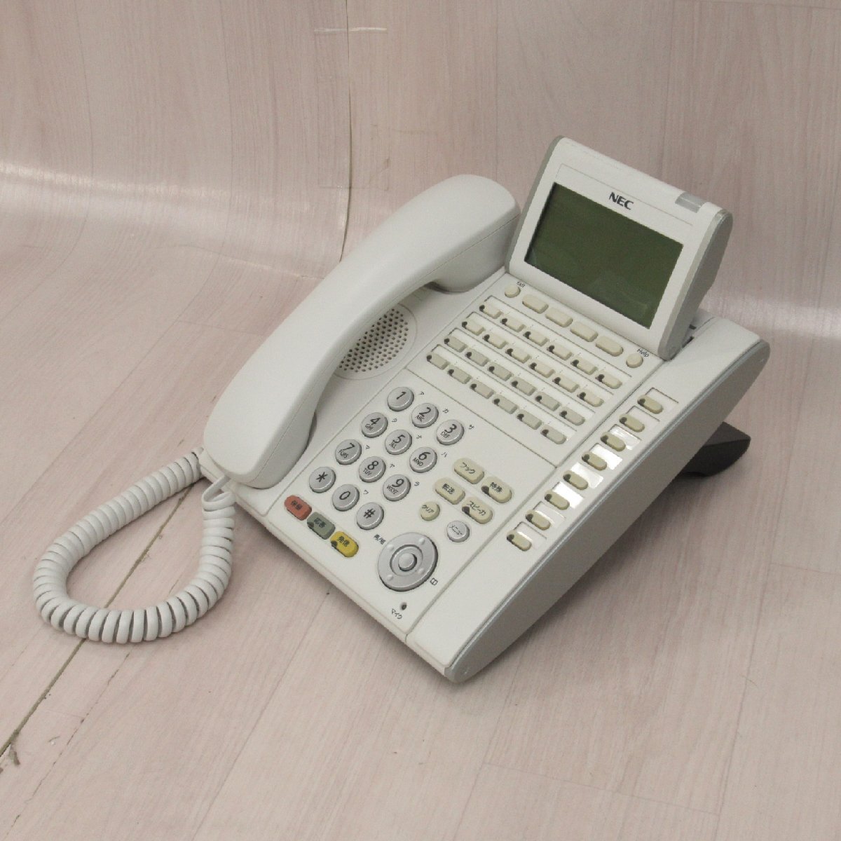 NEC DTL-32D-1D (WH)TEL AspireX 32ボタン多機能電話機 保証有 YN 031拍卖