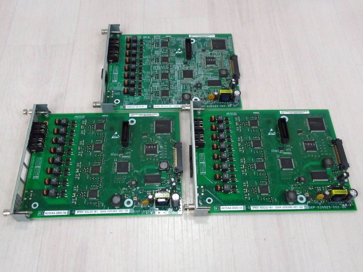 ▲NEC IP8D-8SLIU-B1 Aspire WX 3枚組 保証有 YLE 0942拍卖