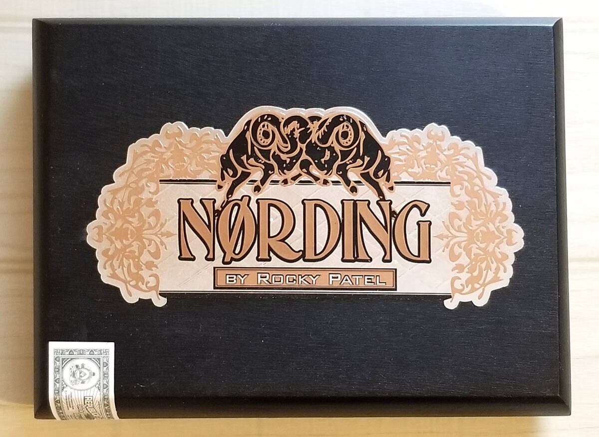 葉巻 空箱 ■ ロッキーパテル ノルディン ロブスト Rocky Patel Nording Robusto プレミアムシガー ■ 美品 木箱拍卖