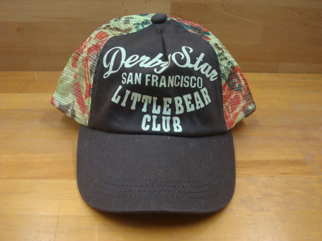 展示品!新品キッズLITTLE BEAR CLUB(リトルベアークラブ)メッシュキャップ52cm ブラウン系拍卖
