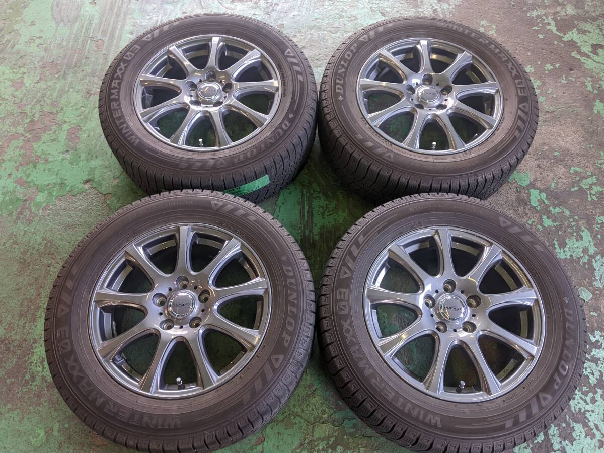 来店受け渡し歓迎♪215/60R16【ホンダ オデッセイ ヴェゼル等適合サイズ】 スタッドレスセットです。拍卖