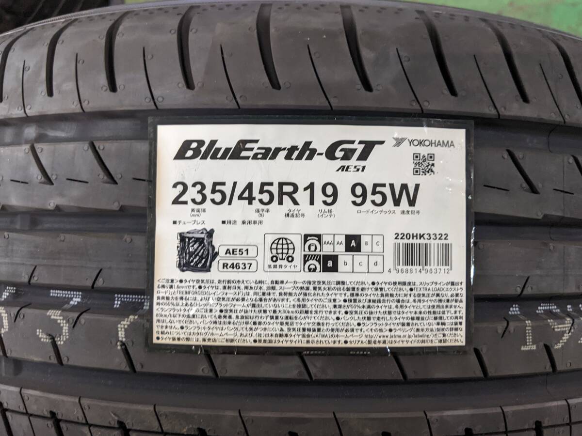 235/45R19 1本 (YH BLUEARTH GT AE51) 新品タイヤ 拍卖