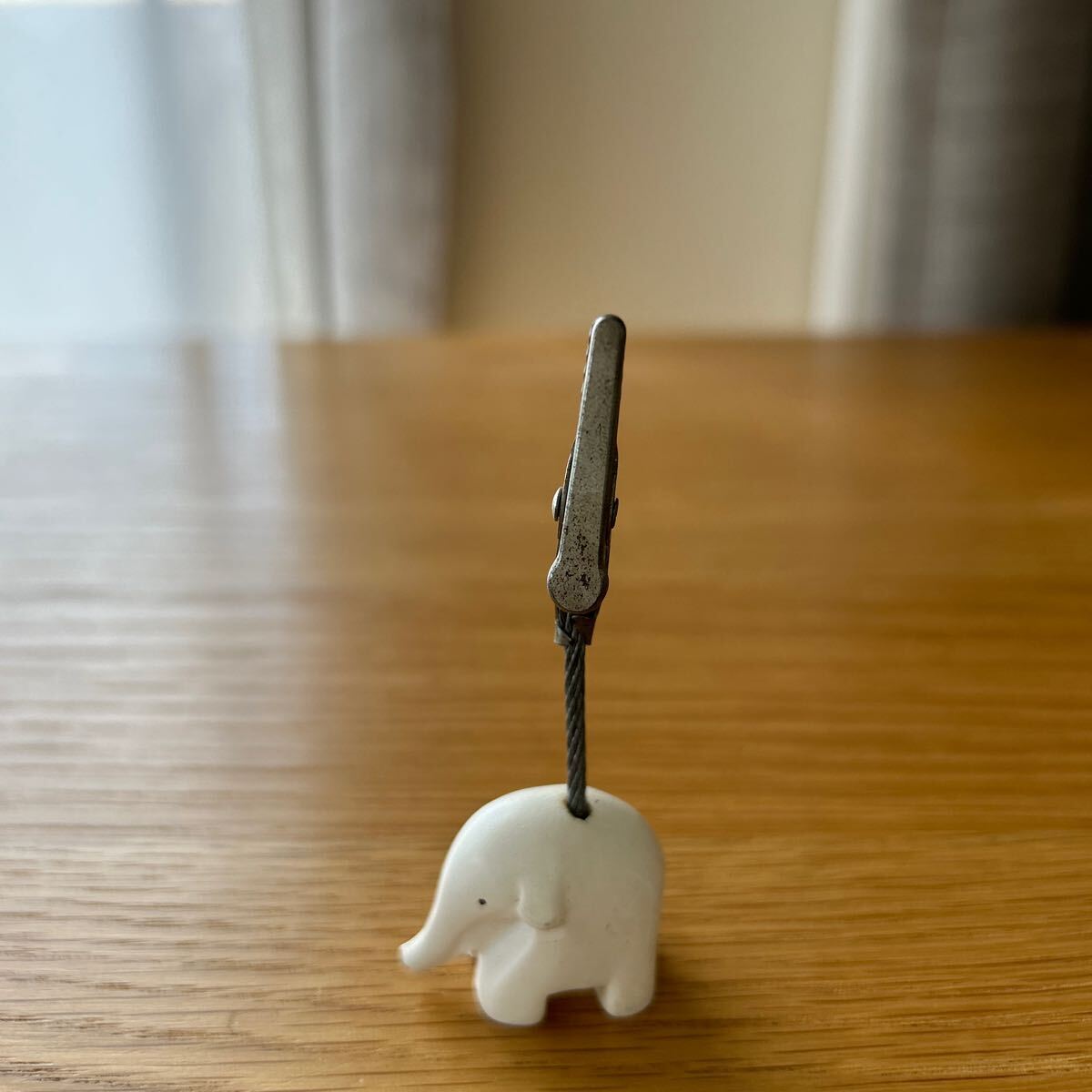 象 ゾウさんカードスタンド メモスタンド 置物拍卖