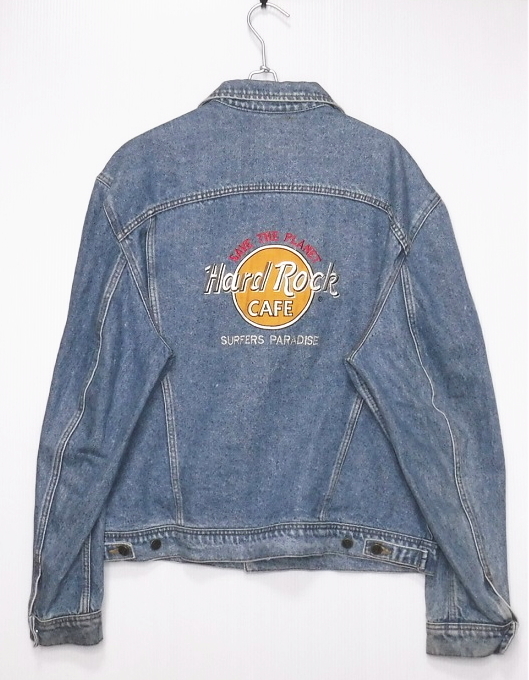 即決■★Hard Rock Cafe★■surfers paradise デニムジャケット:SIZE=XXL拍卖