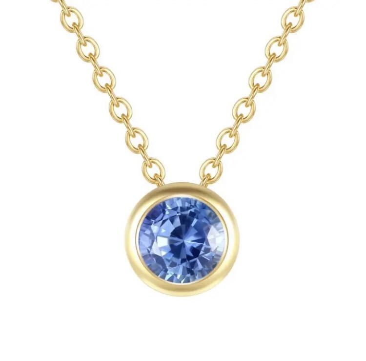 ネックレス レディース 9月誕生石 14金 天然石 14KGF拍卖