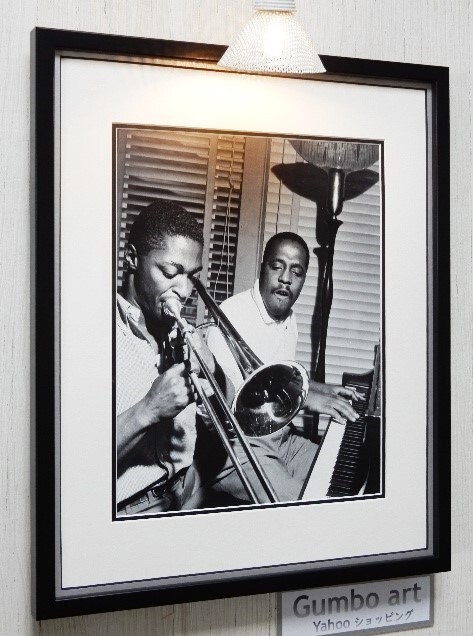 バド・パウエル/カーティス・フラー/アート ピクチャー額装/Bud! Session 1957/Bud Powell/Curtis Fuller/Jazz Piano genius/ピアノ バー拍卖