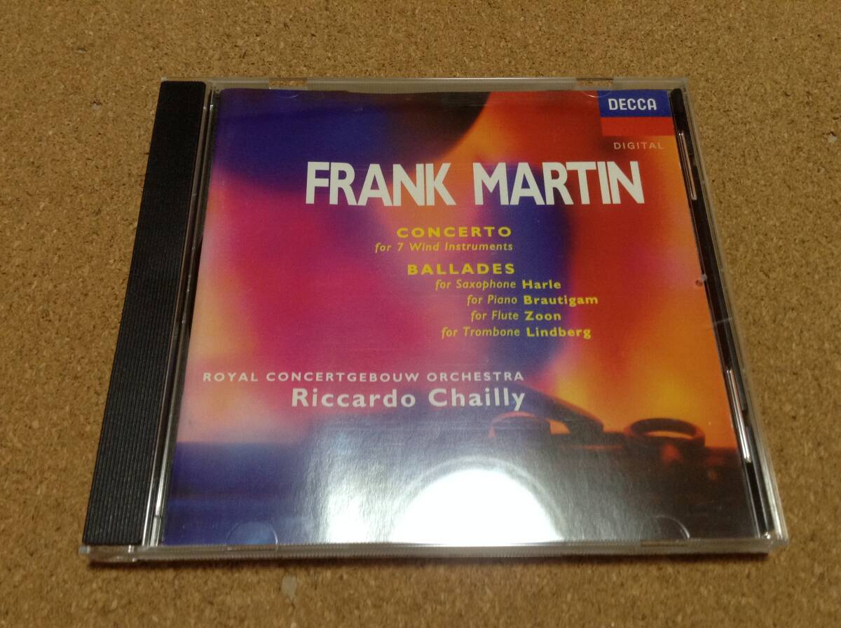 CD/ シャイー Chailly /マルタン: 7つの管楽器のための協奏曲 Frank Martin Chailly 拍卖
