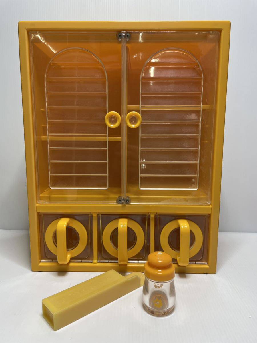 アンティーク 調味料入れ 当時物 昭和レトロ 調味料棚 黄色 ラック拍卖