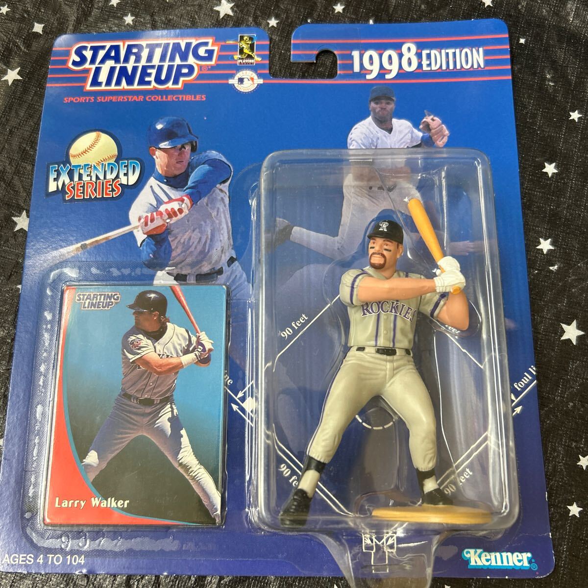 MLB 1998 Kenner Starting Lineup Figure Larry Walker Colorado Rockies ケナースターティングラインナップフィギュア ラリーウォーカー拍卖
