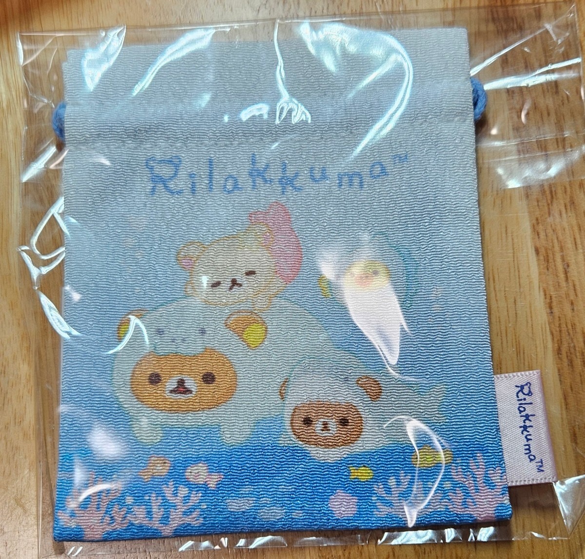 ♪リラックマストア2024豆巾着うみリラきぶん非売品ノベルティ♪拍卖