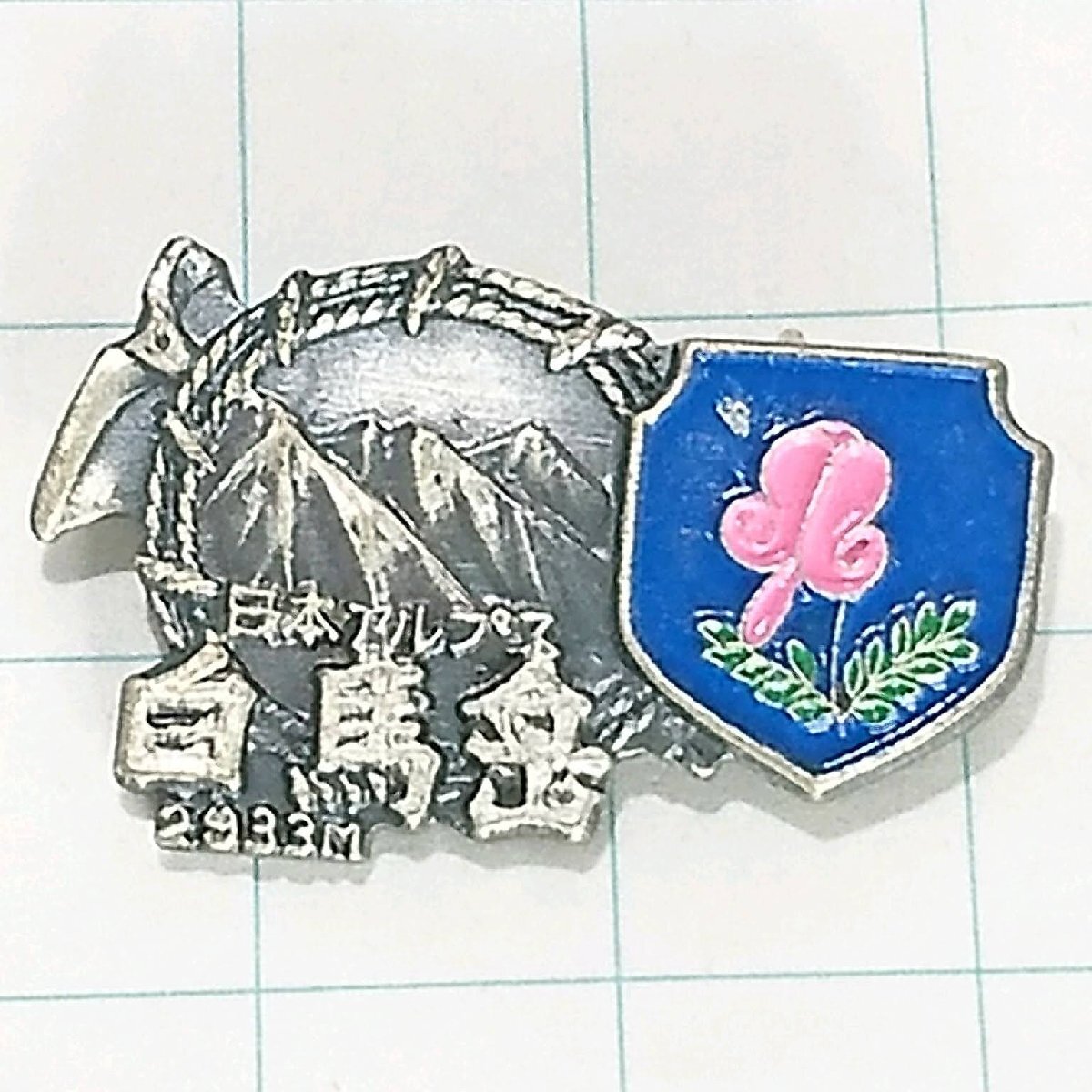 送料無料)白馬岳 登山 旅行 観光 記念 山バッジ ピンバッジ PINS ピンズ A25010拍卖