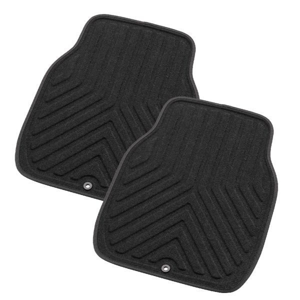 抗菌 加工 フロアー マット デオガード 軽自動車 普通車 ミニバン 1BOX 等 汎用 フロント 用 前席 用 2枚 セット ブラック 黒 ステッチ拍卖