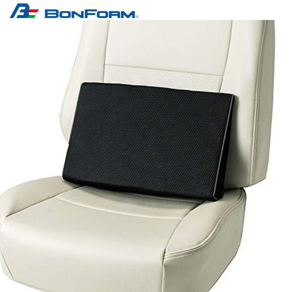 カーシート 背当て クッション エアーフォームライト 立体網状構造 素材 高機能 クッション 約 40X26cm ブラック 黒 1個 5853-72BK拍卖