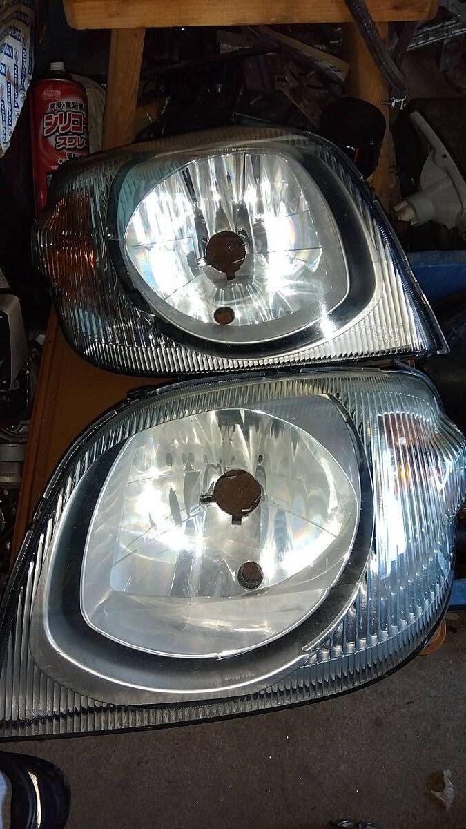 スズキ kei ケイターボ HN22S 純正ヘッドライト 左右セット P1811L P1811R拍卖