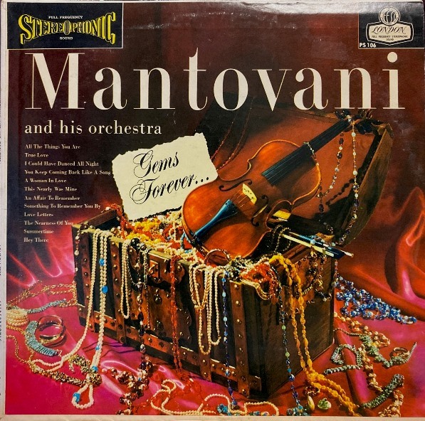 LP 米LONDON(英DECCAプレス) マントヴァーニ、不朽の旋律/GEMS FOREVER拍卖