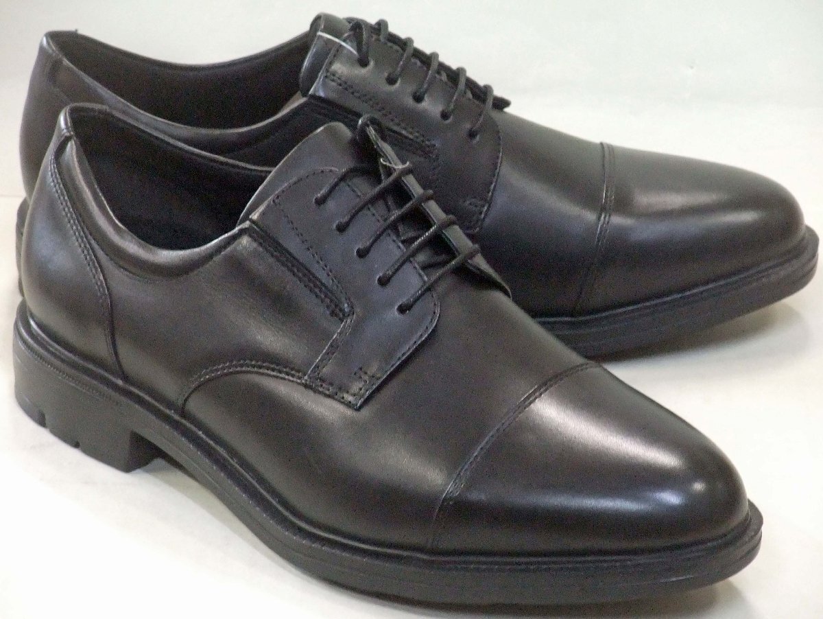 送料無料 アシックス商事 TEXCY LUXE TU-7796 本革 軽量 幅広4E ストレートチップ ブラック 28.0cm ビジネス 紳士靴 テクシー リュクス拍卖