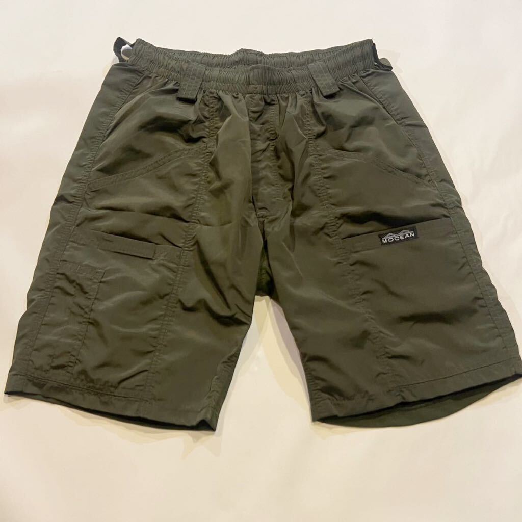 未使用 モーシャン ヴェロシティショーツ USA製 オリーブ L MOCEAN拍卖