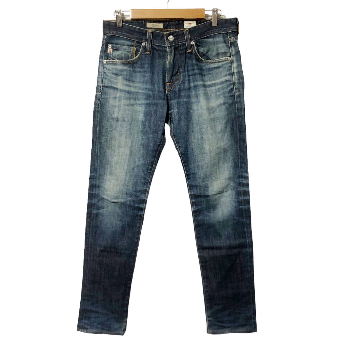 AG エージー THE NOMAD Modern Slim デニムパンツ ジーンズ ダメージ加工 ストレッチ 30 ジップフライ スリム USA製 メンズ A40拍卖