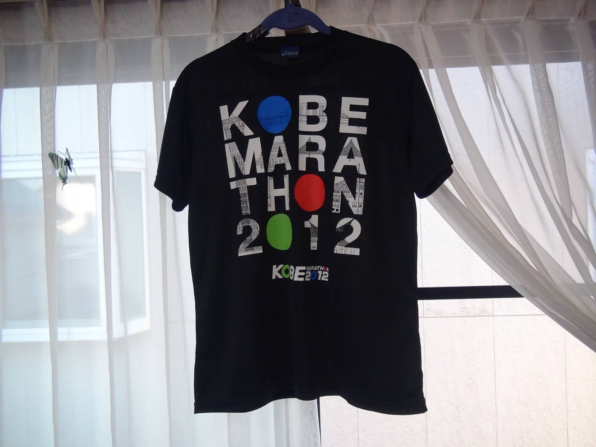 アシックスのTシャツ(L)黒!。拍卖