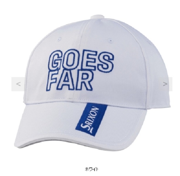 ダンロップ キャップ SRIXON キャップ ホワイト(新品、未使用)(即納)拍卖