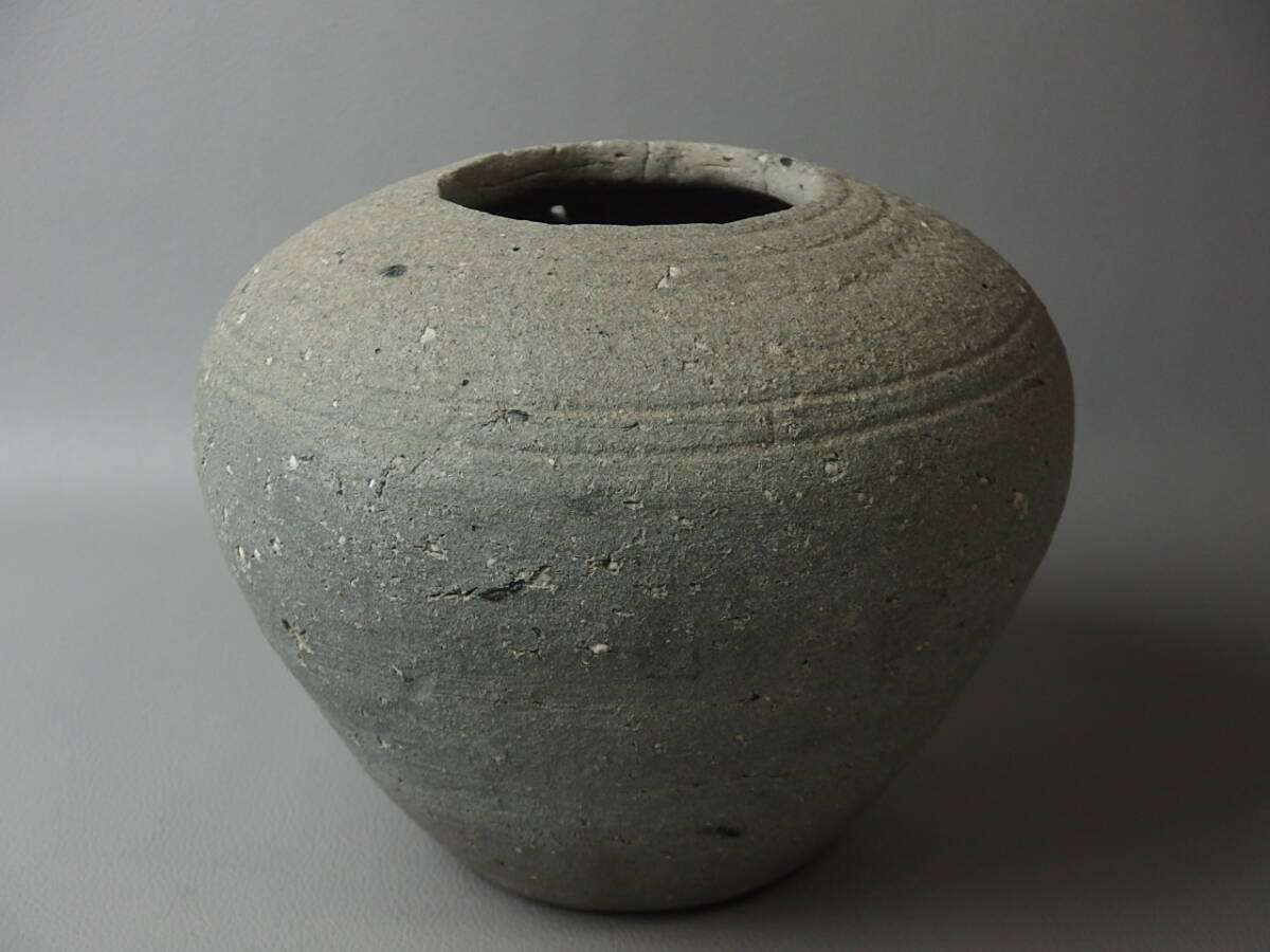 【骨董・茶道具】★須恵器★★自然釉壷 fl029sl.8 猿投 発掘品 出土品 新羅 土器拍卖