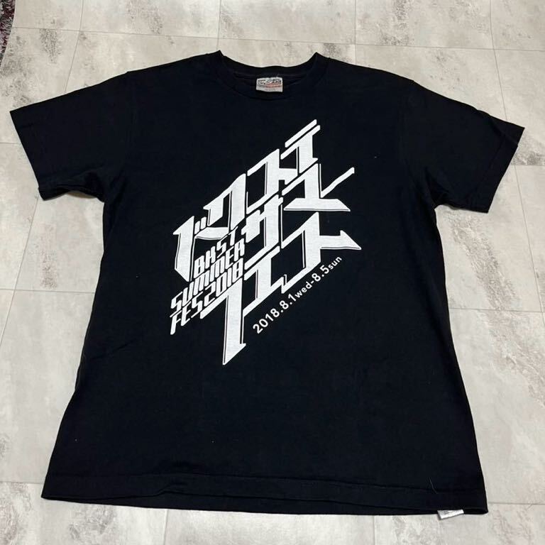 Dr.STONE ドクステサマーフェス Tシャツ 2018 黒 ブラック フェスT Mサイズ半袖Tシャツ拍卖