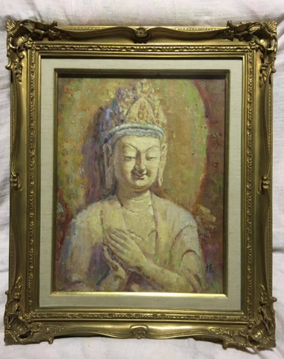 Buddhist painting 武永槙雄 仏画 油絵 海外発送可能拍卖