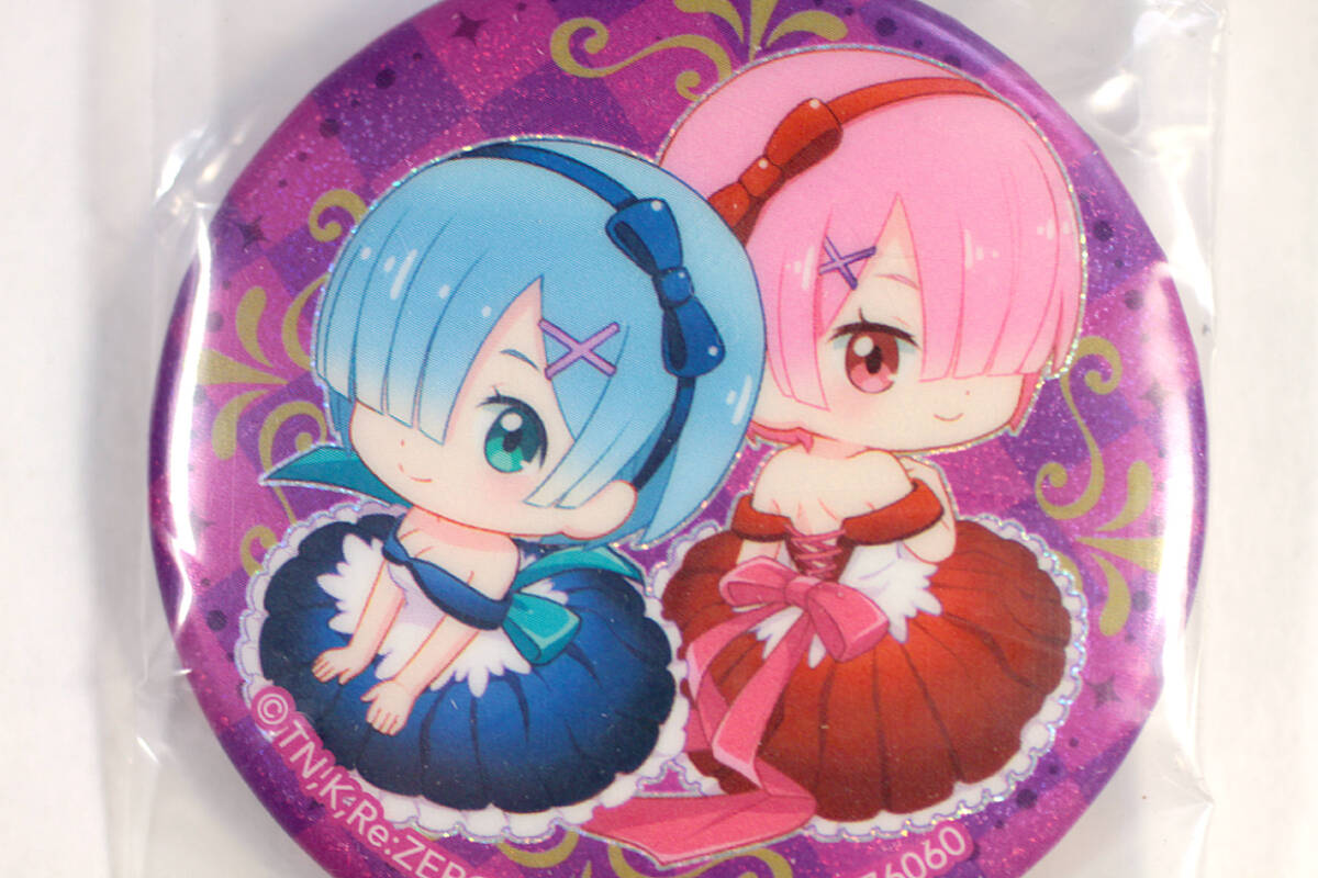 Reゼロから始める異世界生活 缶バッジ レム・ラムドレス 未開封品拍卖