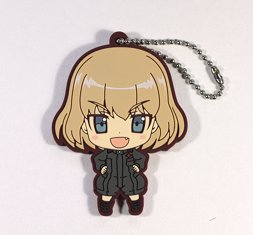 ガールズ&パンツァー 最終章 カプセルラバーマスコット ラバーキーホルダー カチューシャ拍卖