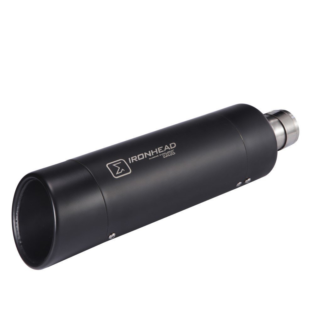IRONHEAD(アイアンヘッド) INDIAN CHIEF(インディアン チーフ) HC2-1B 左右2本出し スリップオン マフラー ブラック【送料800円】拍卖