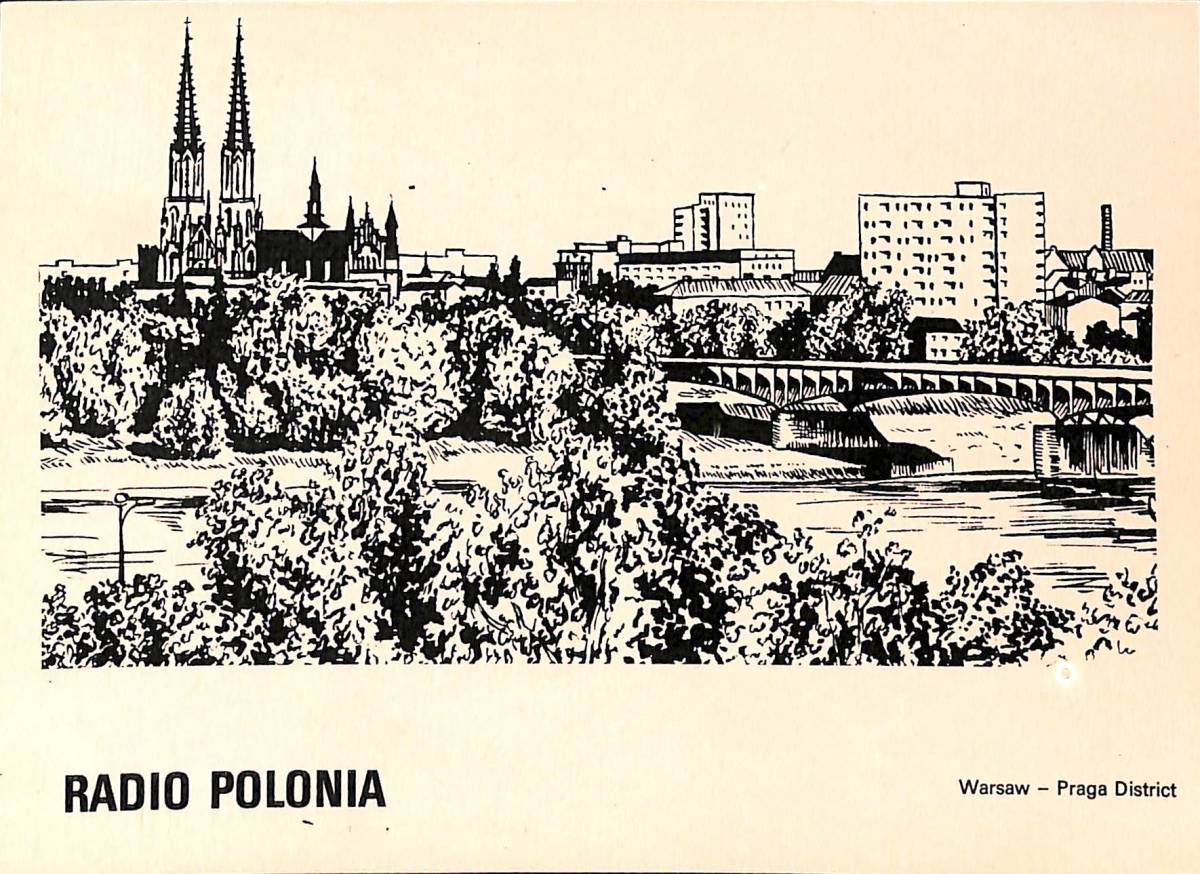 ①BCL★希少ベリカード★ポーランド放送+おまけ★National★National★500mW・CBトランシーバー★RJ-310/310Z★原寸大・印刷済TG付 拍卖
