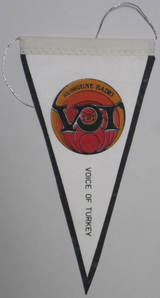 BCL★ベリカードより入手困難★希少ペナント★TRT★VOT★トルコの声★VOICE OF TURKEY★アンカラ★1970年代拍卖