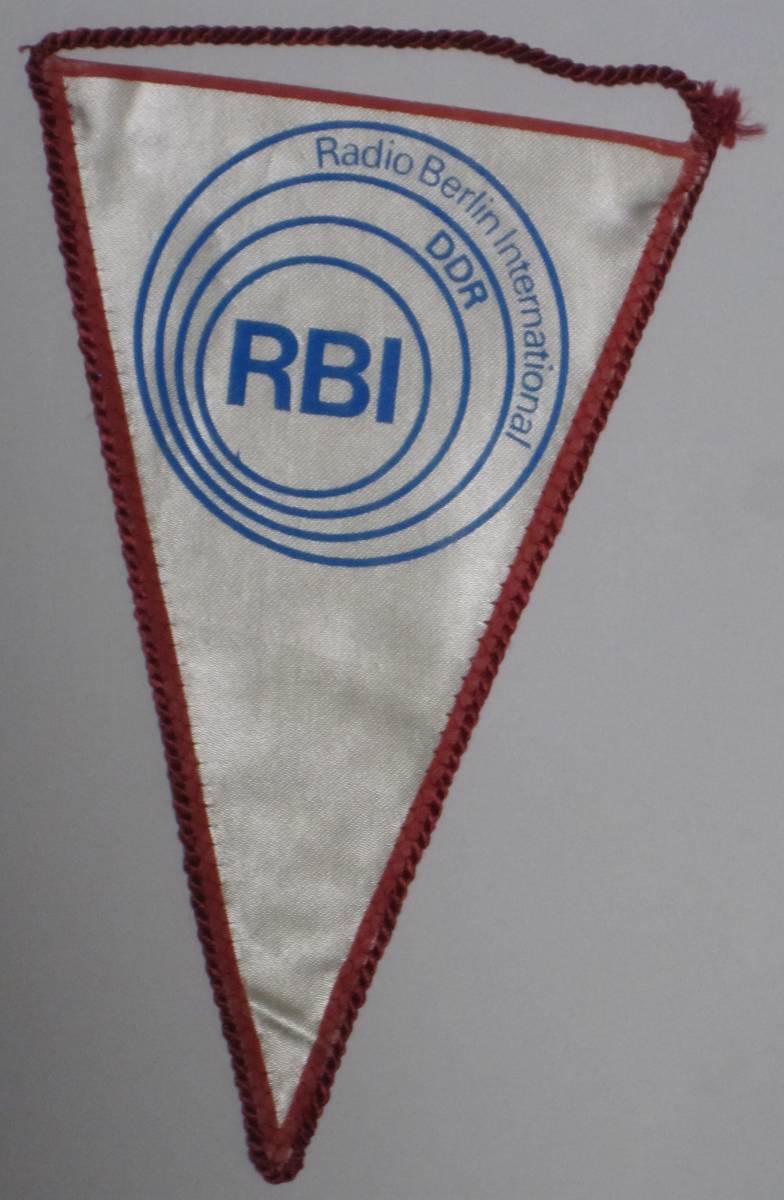 BCL★ベリカードより入手困難★希少ペナント★RBI★DDR★東ドイツ放送★RADIO BERLIN INTERNATIONAL★旧東ドイツ★ベルリン★1970年代拍卖