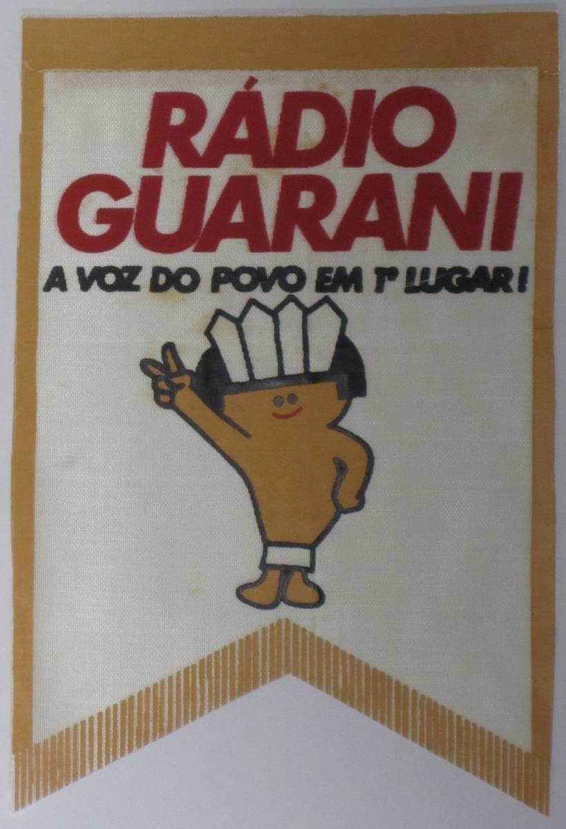 BCL★ベリカードより入手困難★希少ペナント★PRH-6★ラジオ・グアラニ★RADIO GUARANI★南米★ブラジル★1970年代拍卖