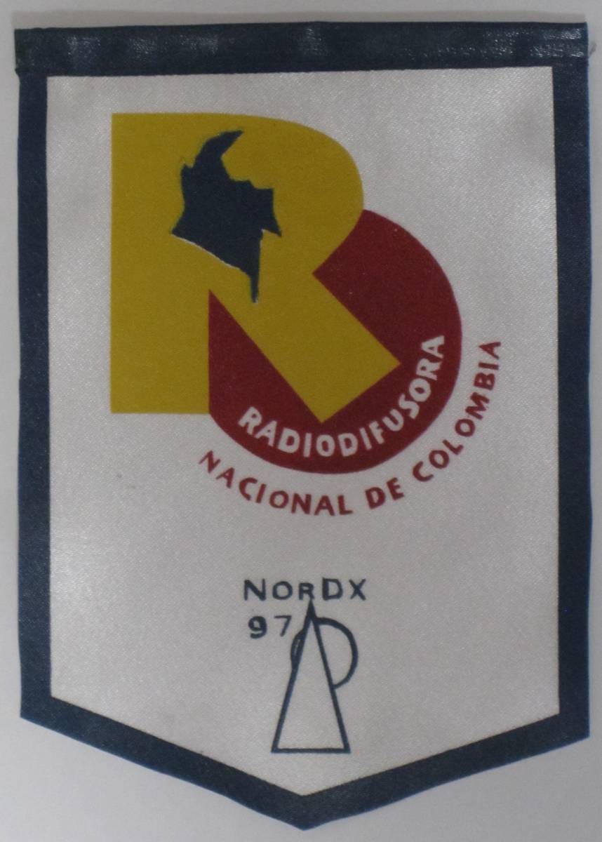 BCL★ベリカードより入手困難★希少ペナント★コロンビア国営放送★RADIO NACIONAL DE COLOMBIA★中米★コロンビア★1997年拍卖