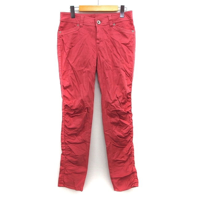 メイソングレイ MAYSON GREY テーパード パンツ 無地 シンプル くしゅくしゅ コットン 綿 2 コーラルピンク /HT21 レディース拍卖