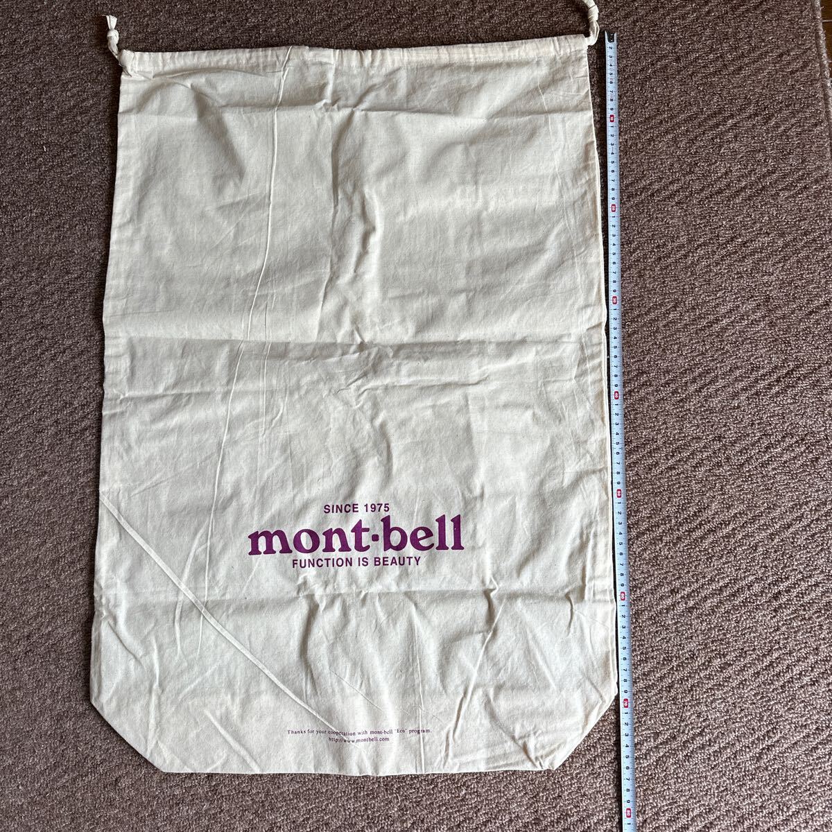 ★ モンベル 巾着 特大 未使用品 70㎝52㎝ montbel拍卖