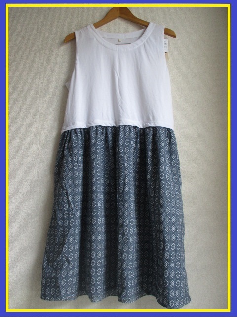 半額◆未使用ドッキングワンピース 海 リゾート ルームウエア拍卖