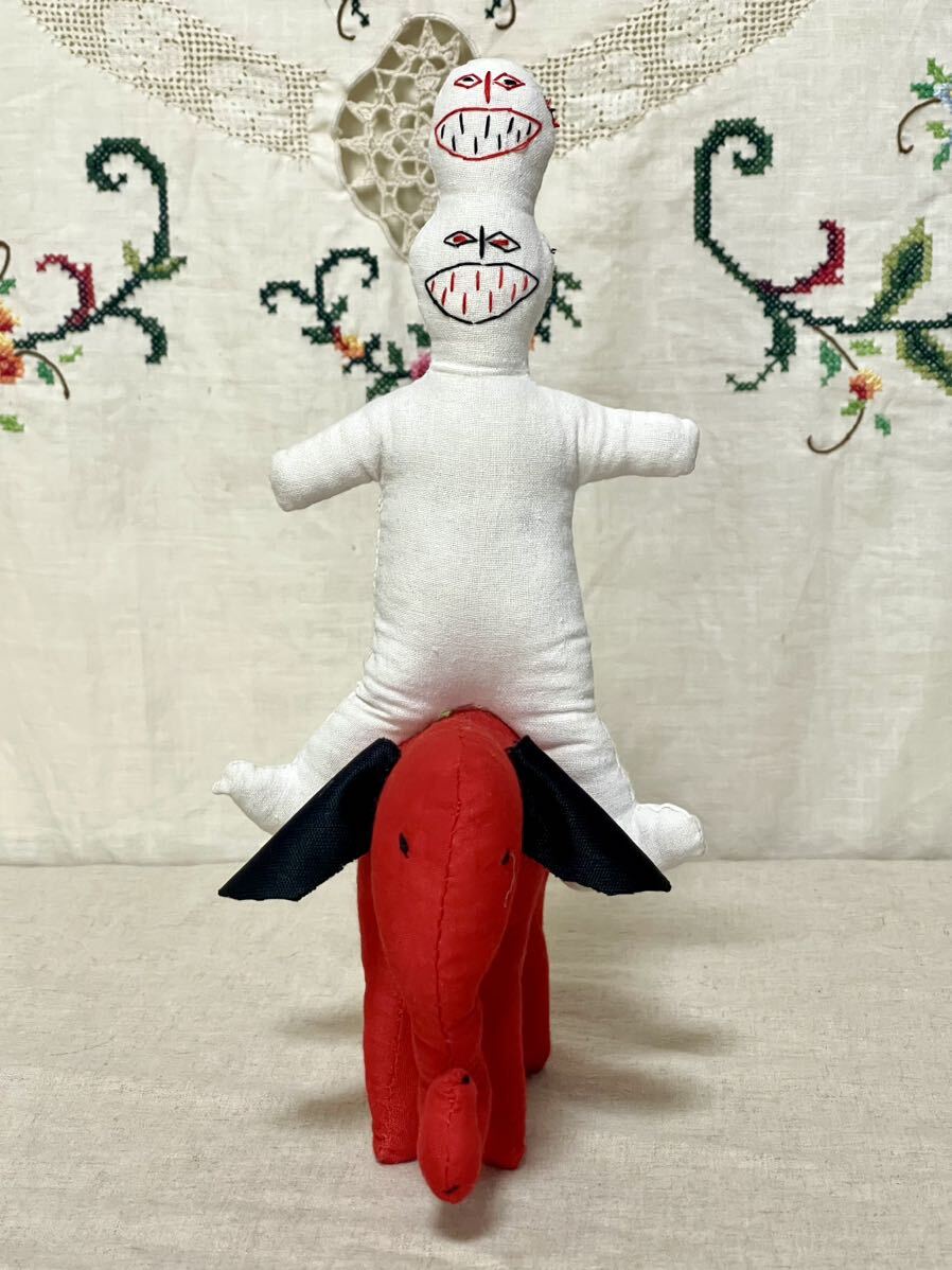 ラオス ルアンパバーン 精霊 人形 ハンドメイド ゾウさん拍卖