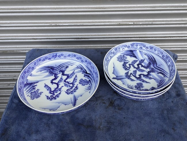 和食器 有田焼 大皿 2種4枚セット拍卖