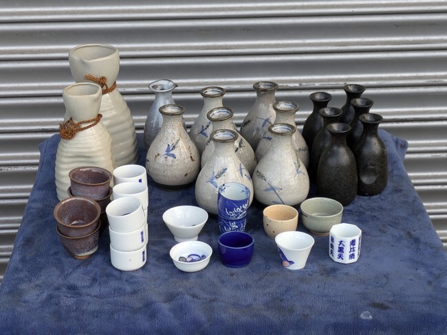 引き取り限定 和食器 徳利、おちょこセット拍卖