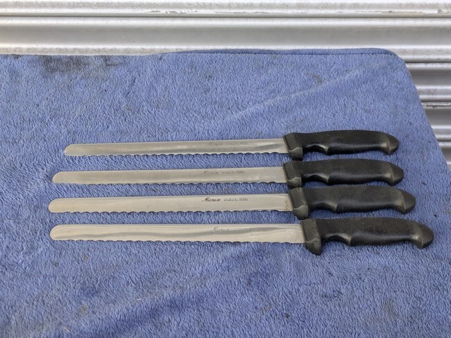 Marex パン&ハムスライサー 4本セット拍卖