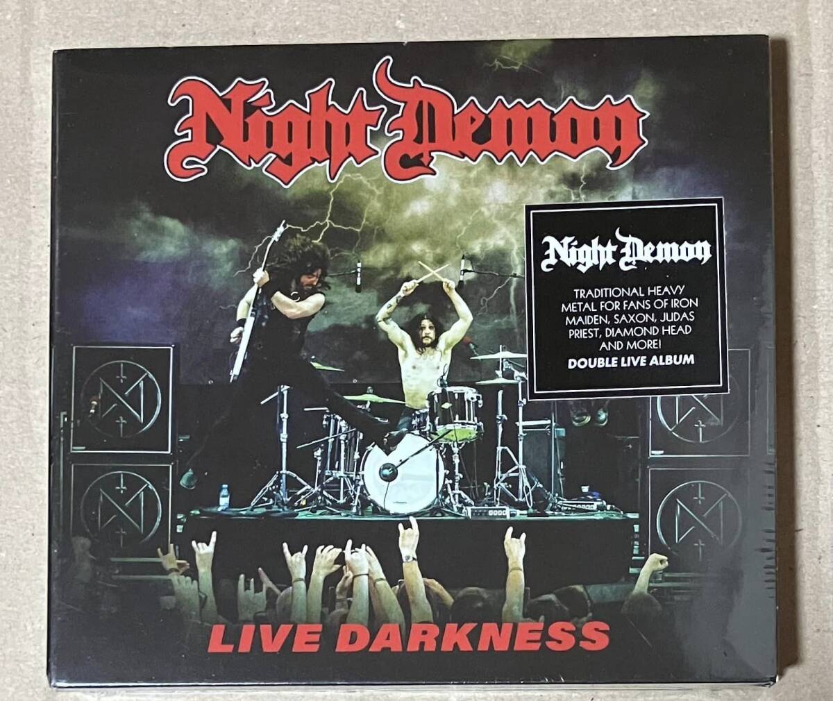 新品未開封 Night Demon / Live Darkness 2枚組CD拍卖