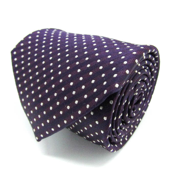 ザショップティーケーミクスパイス ブランド ネクタイ ストライプ柄 ドット シルク PO メンズ パープル THE SHOP TK MIXPICE拍卖