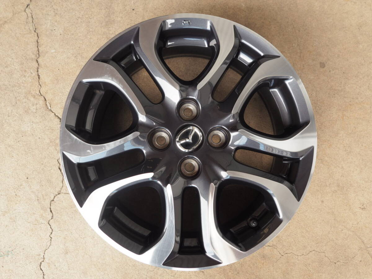 N437 送料無料 DJ系デミオ純正 5.5Jx16 +40 PCD100 4穴 1本 マツダ純正アルミホイール拍卖